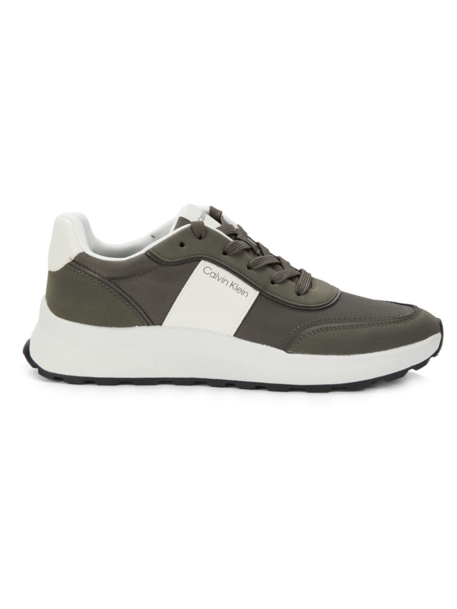 

Низкие кроссовки Bryen Platform Calvin Klein, цвет Dark Green