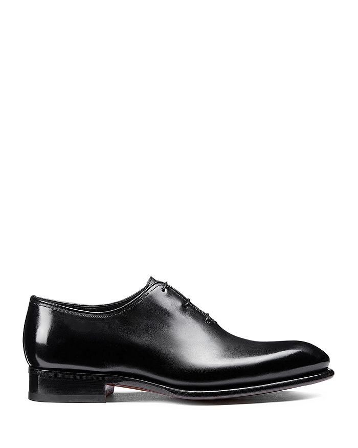 

Мужские модельные туфли Santoni Carter Wholecut на шнуровке, черный