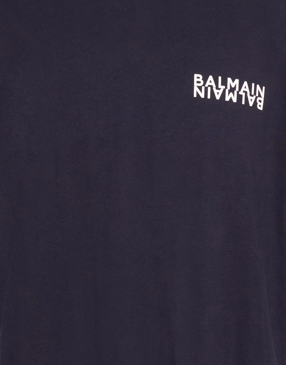 Футболка с принтом Navy BALMAIN — фото 4