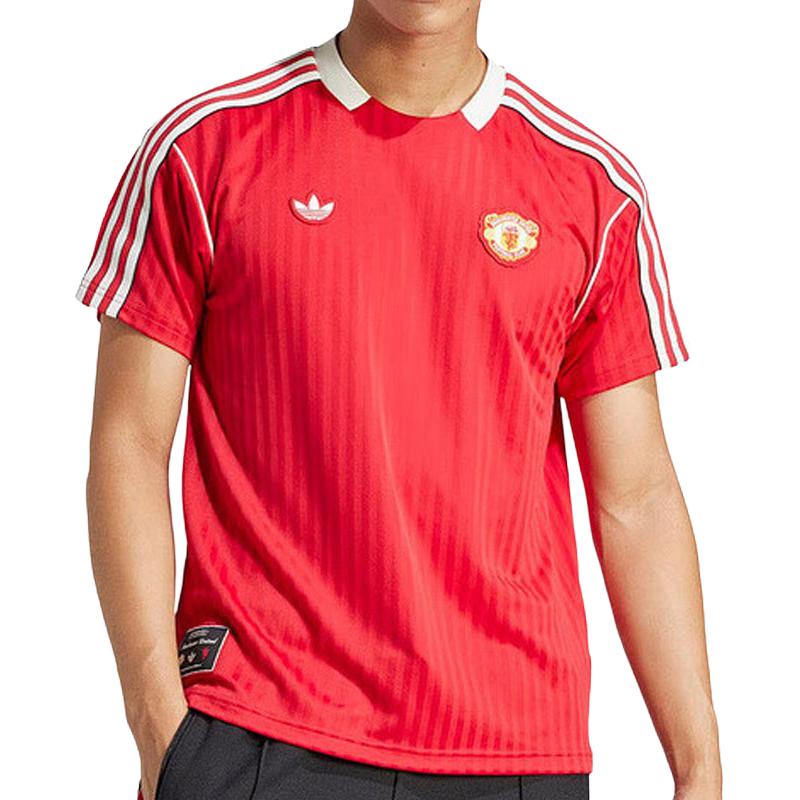 

Футболка Manchester United Terrace Icons унисекс Adidas Originals, красный