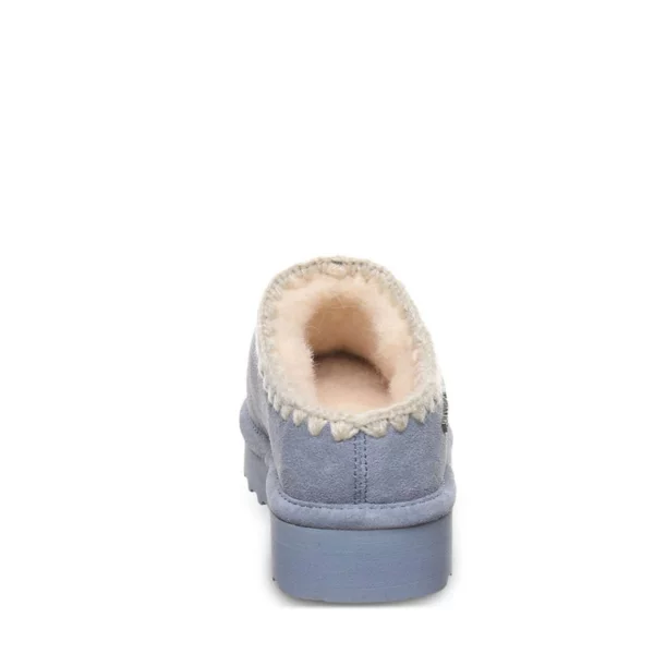 Вязаные крючком женские тапочки Martis Bearpaw, цвет blue fin — фото 3