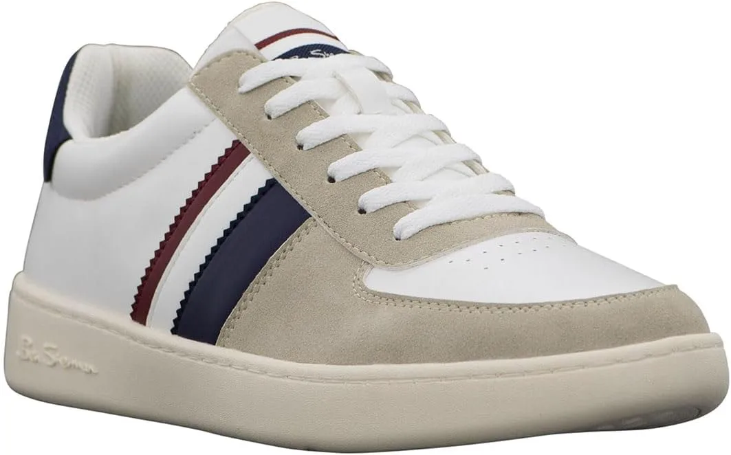 Мужские кроссовки Ben Sherman Hyde Classic, белый/бежевый/темно-синий/красный — фото 3