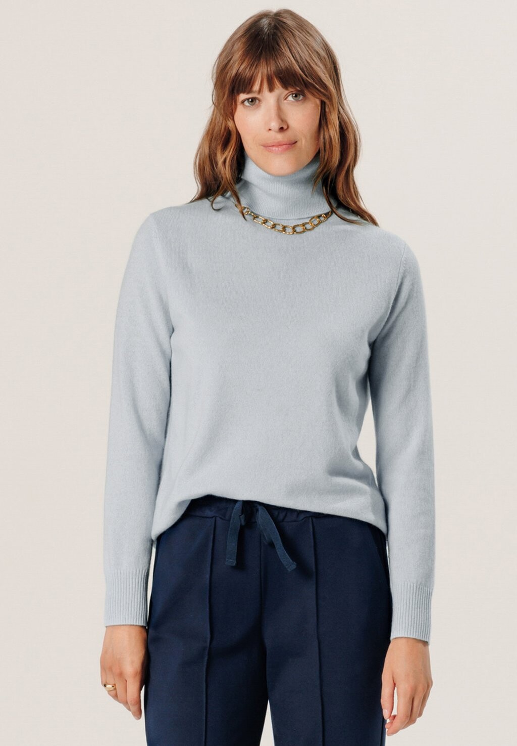 

Джемпер TURTLENECK Rodier, светло-голубой деним
