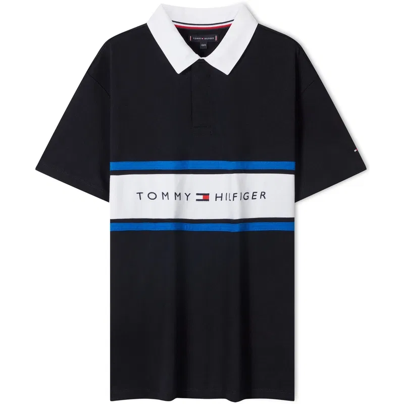 Поло Tommy Hilfiger для детей темно-синий/белый