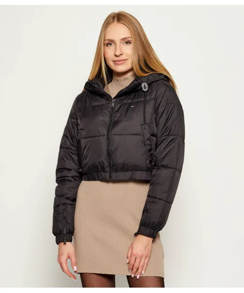 

Куртка Cropped fit Tommy Jeans, черный