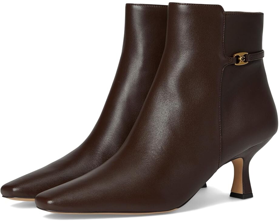 

Ботинки COACH Rebecca Leather Bootie, цвет Maple