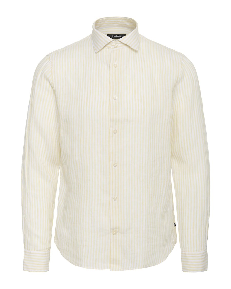 

Рубашка на пуговицах классического кроя Matinique Marc, пастельно-желтый