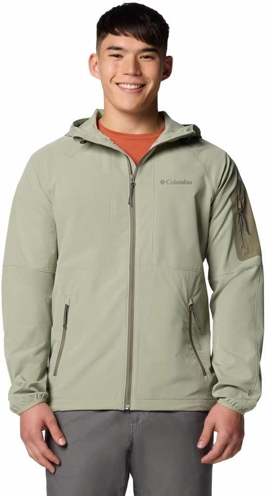 

Columbia мужская удлиненная куртка с капюшоном Heights II Softshell, Safari