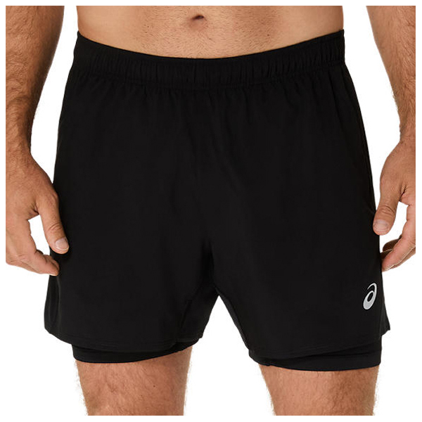 

Короткие шорты для бега Core 2-n-1 5'' Asics, мультиколор