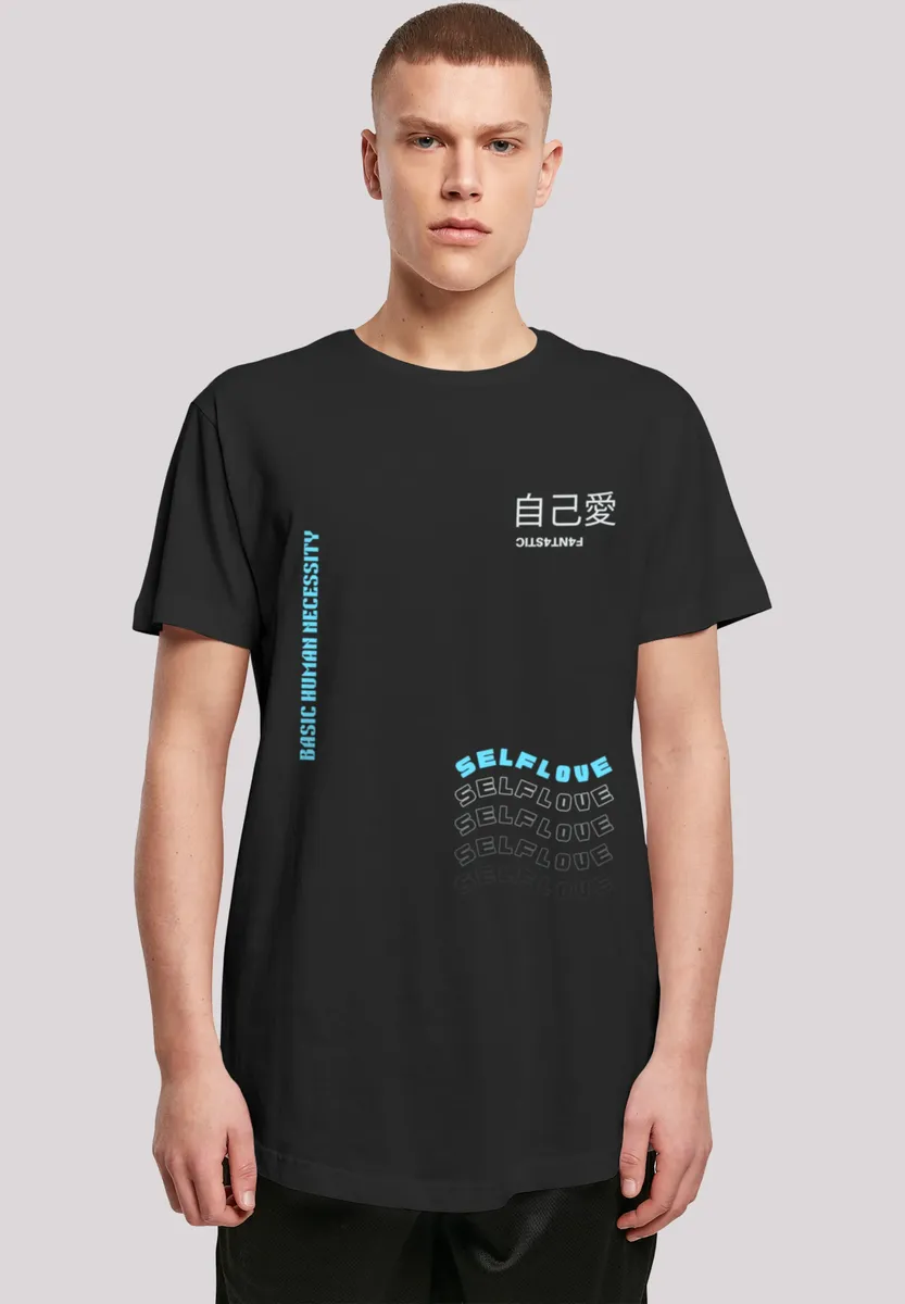 

F4NT4STIC Футболка "Self Love LONG TEE", принт, черный