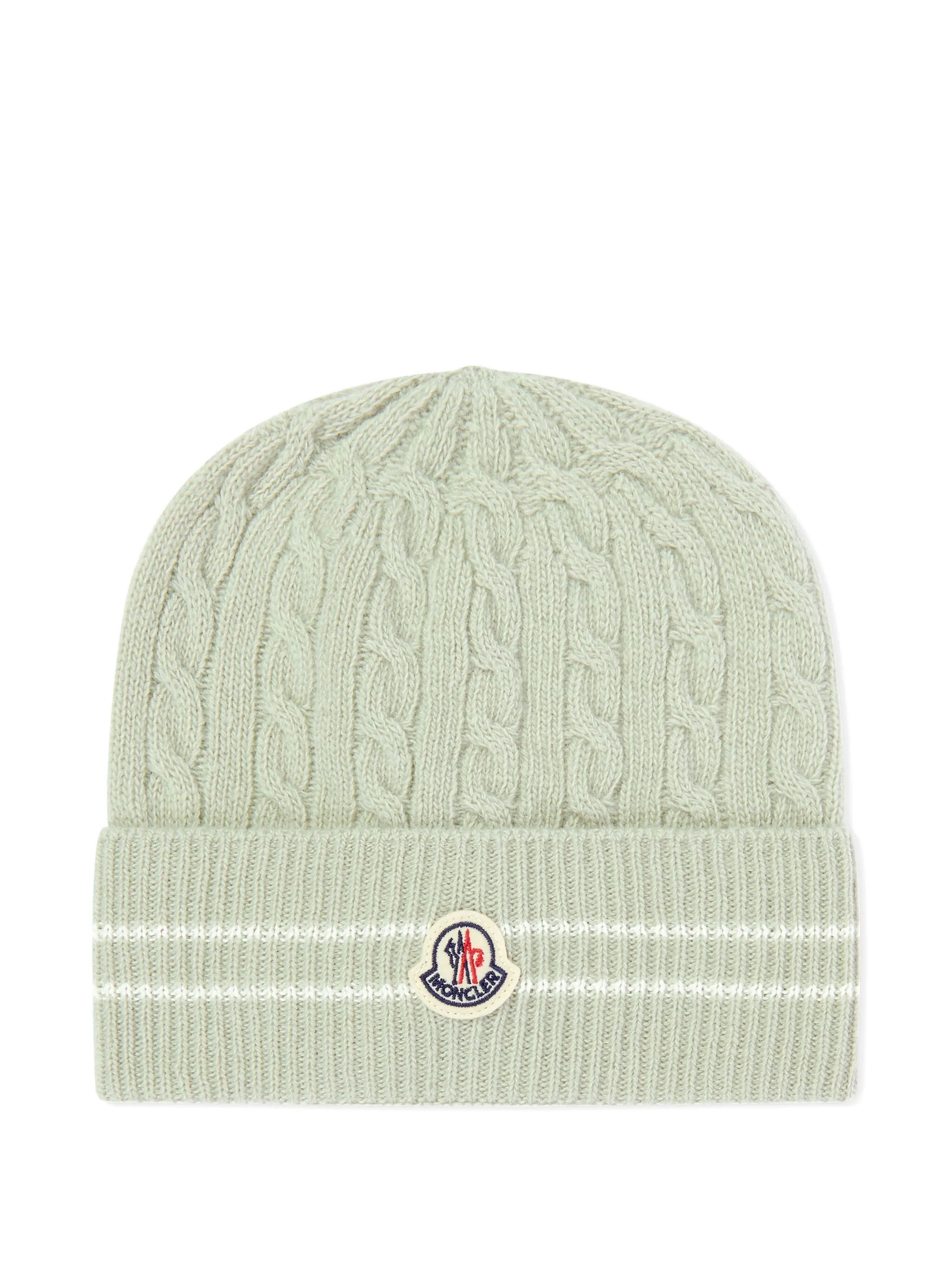 

Шапка бини фактурной вязки Moncler Enfant, зеленый