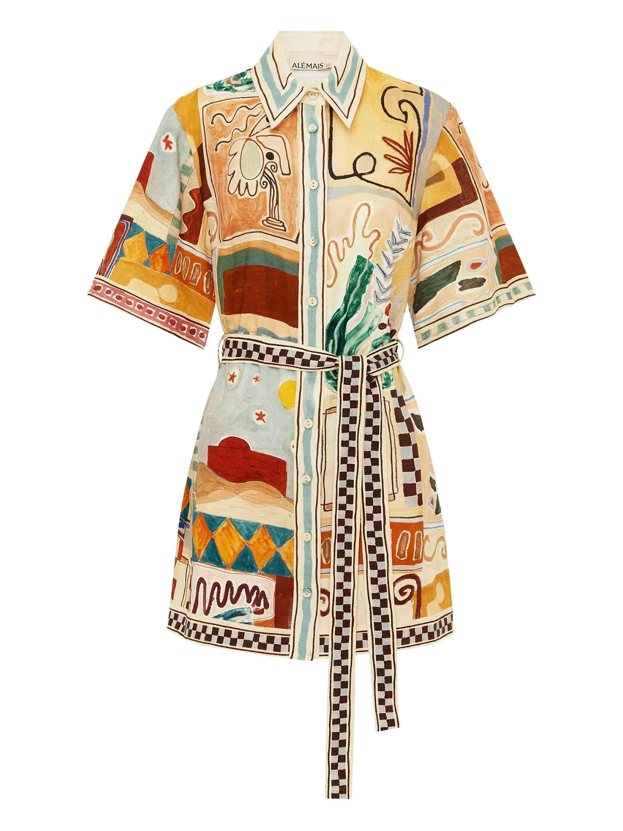 

Мини-платье Мишель Alemais, бежевый