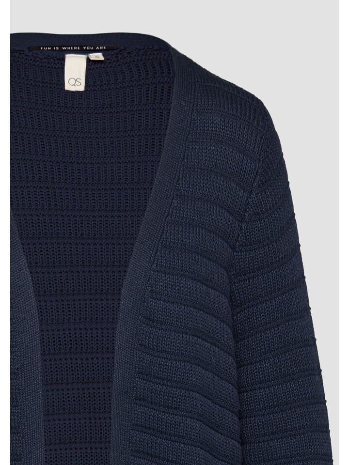 

Куртка QS Strickjacke langarm, синий
