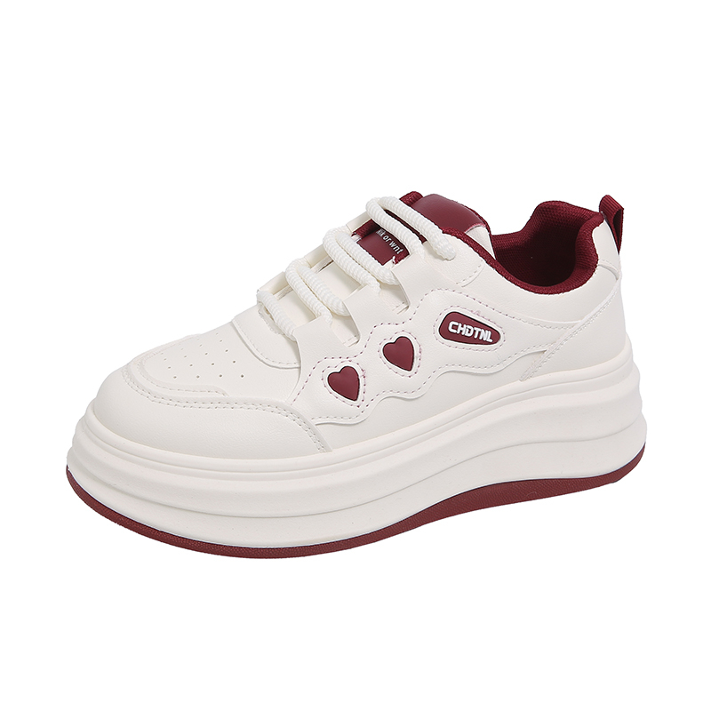 

Износостойкие, противоскользящие, противоударные, низкие кроссовки для детей и подростков Peter pan, бургундия