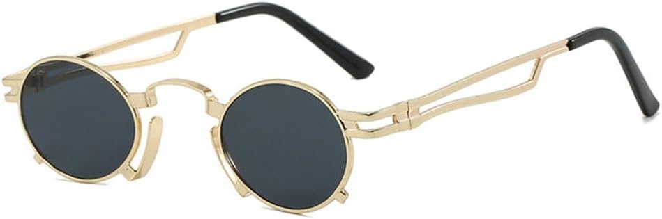 

Солнцезащитные очки UV400 с защитой от УФ-излучения - маленькие овальные линзы в стиле панк, чайно-зеленого цвета, для женщин и мужчин, для бега и занятий спортом на открытом воздухе UYPTK, M1303-c2