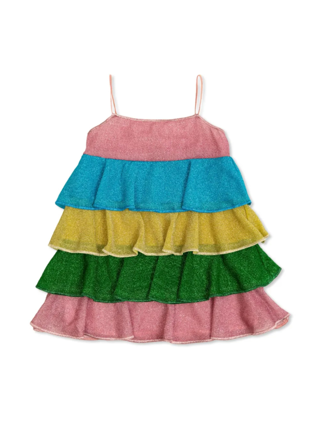 

Платье с оборками Oseree Kids, розовый