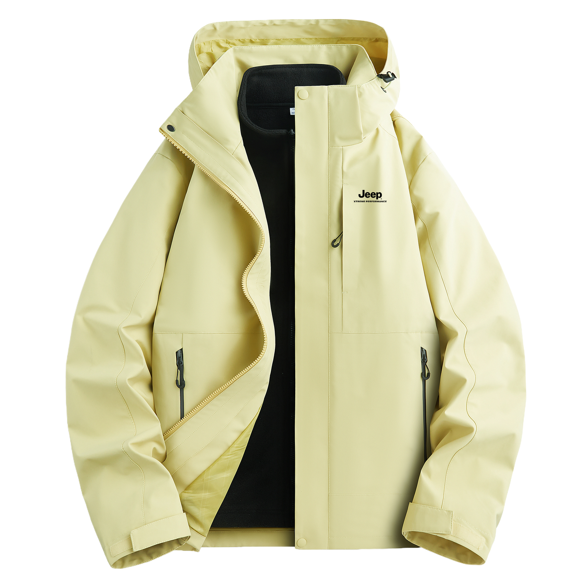 

Куртка Unisex Hooded Fleece lined Others Jeep, lemon (fleece liner+single layer coat)