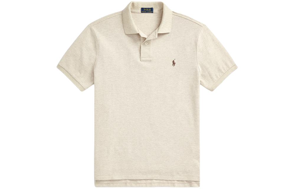 

SS24 Polo Shirt Men's Heather Gray Polo Ralph Lauren, серый