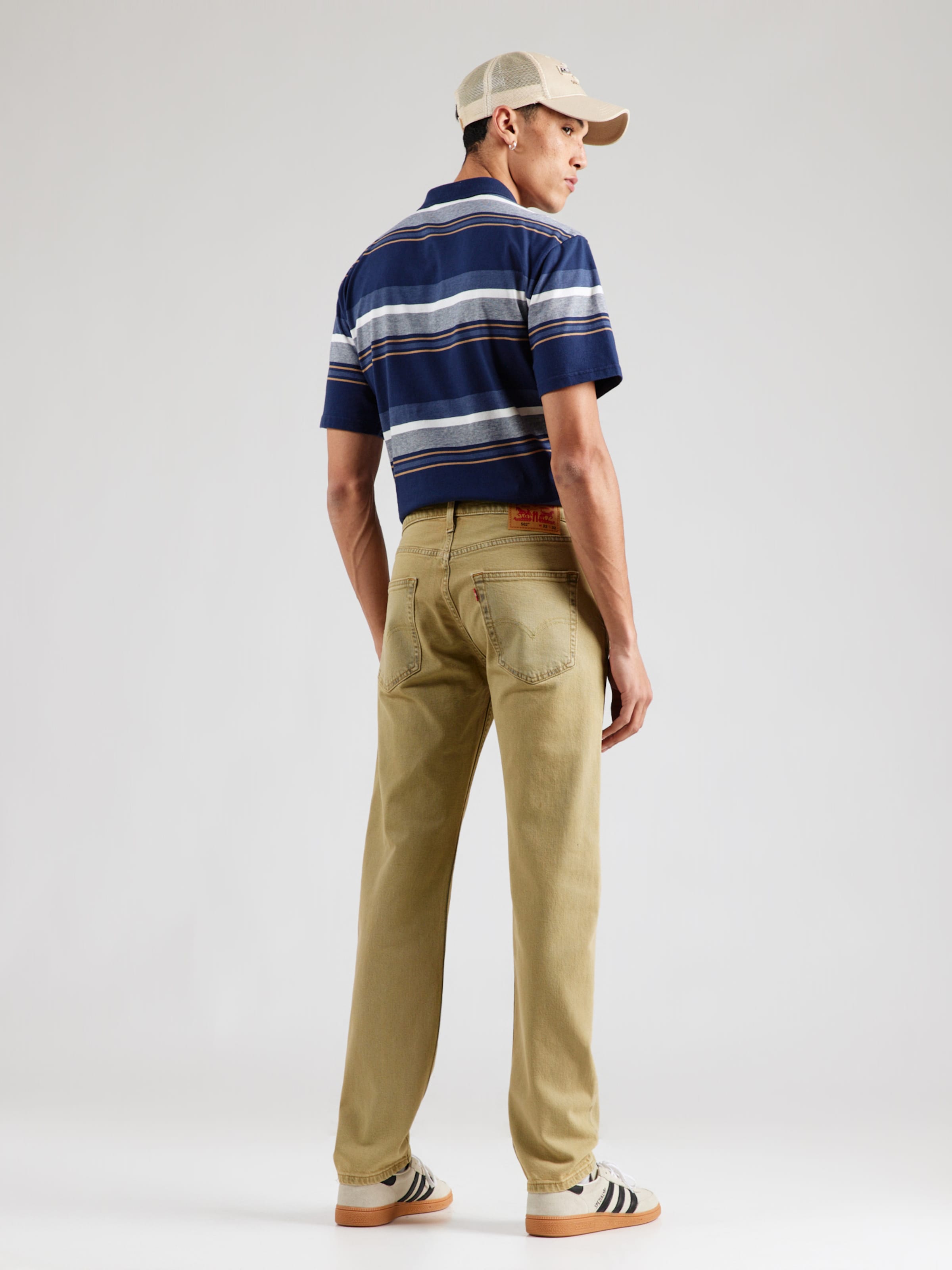 LEVI'S  Джинсы Slim fit '502 Taper Jeans' цвета хаки — фото 4