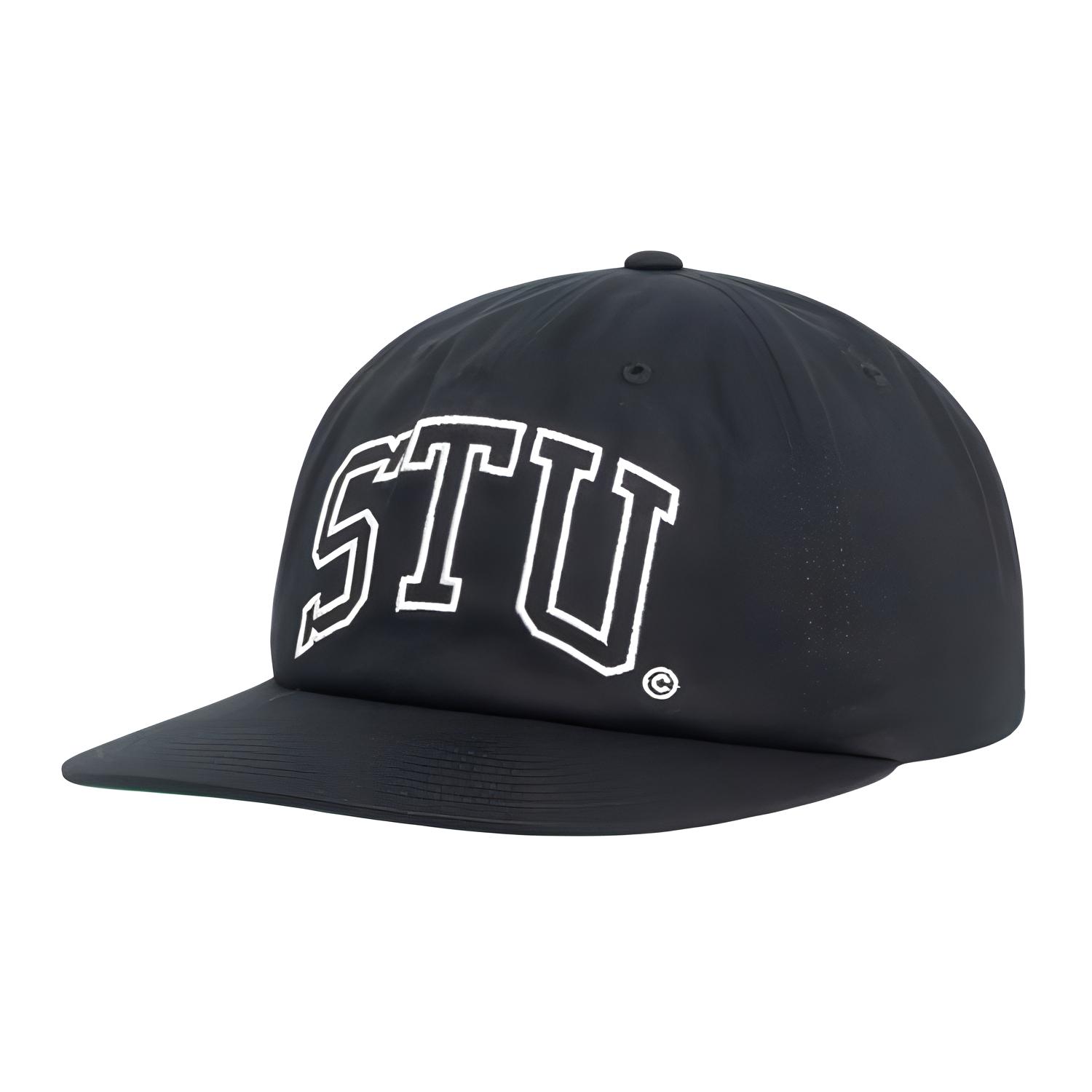 

Stussy Хлопковая бейсболка унисекс желто-черная, Black