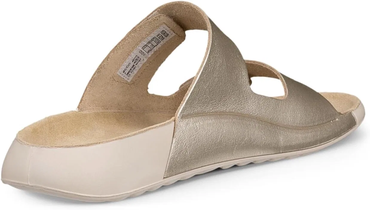Сандалии ECCO Damen Cozmo, Pure White Gold Metallic — фото 3