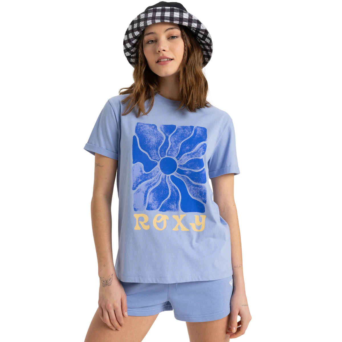 

Женская футболка с постером Roxy Oceanregular, фиолетовый