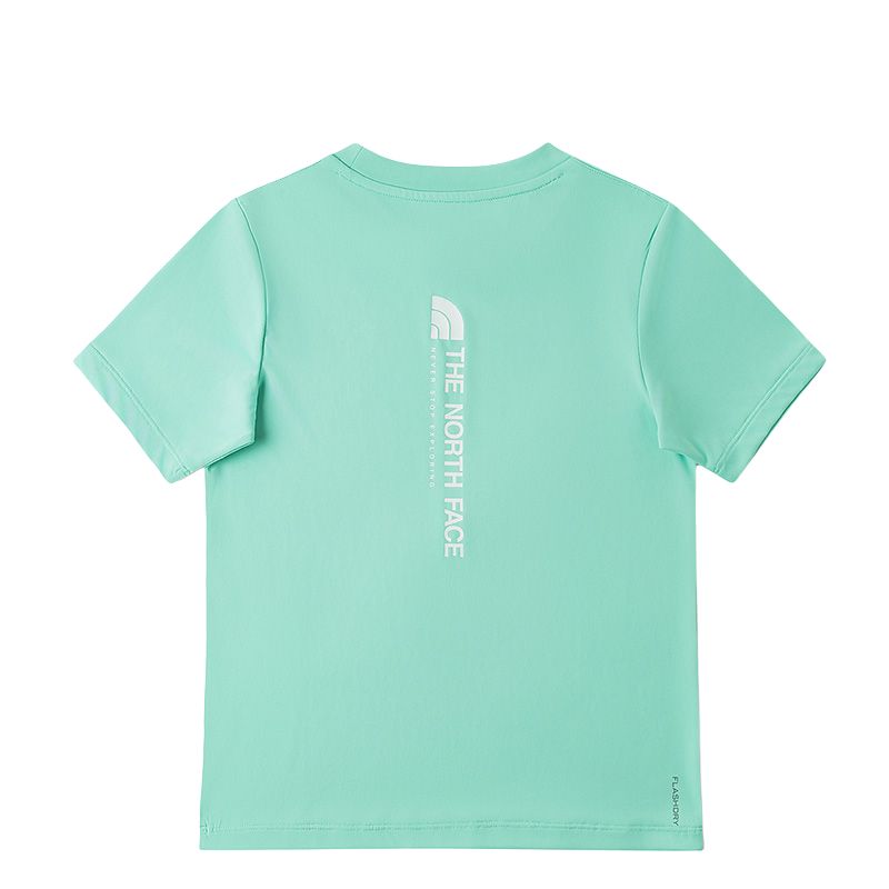 THE NORTH FACE Футболка SUN CHASE Green для детей 3-7 лет — фото 3