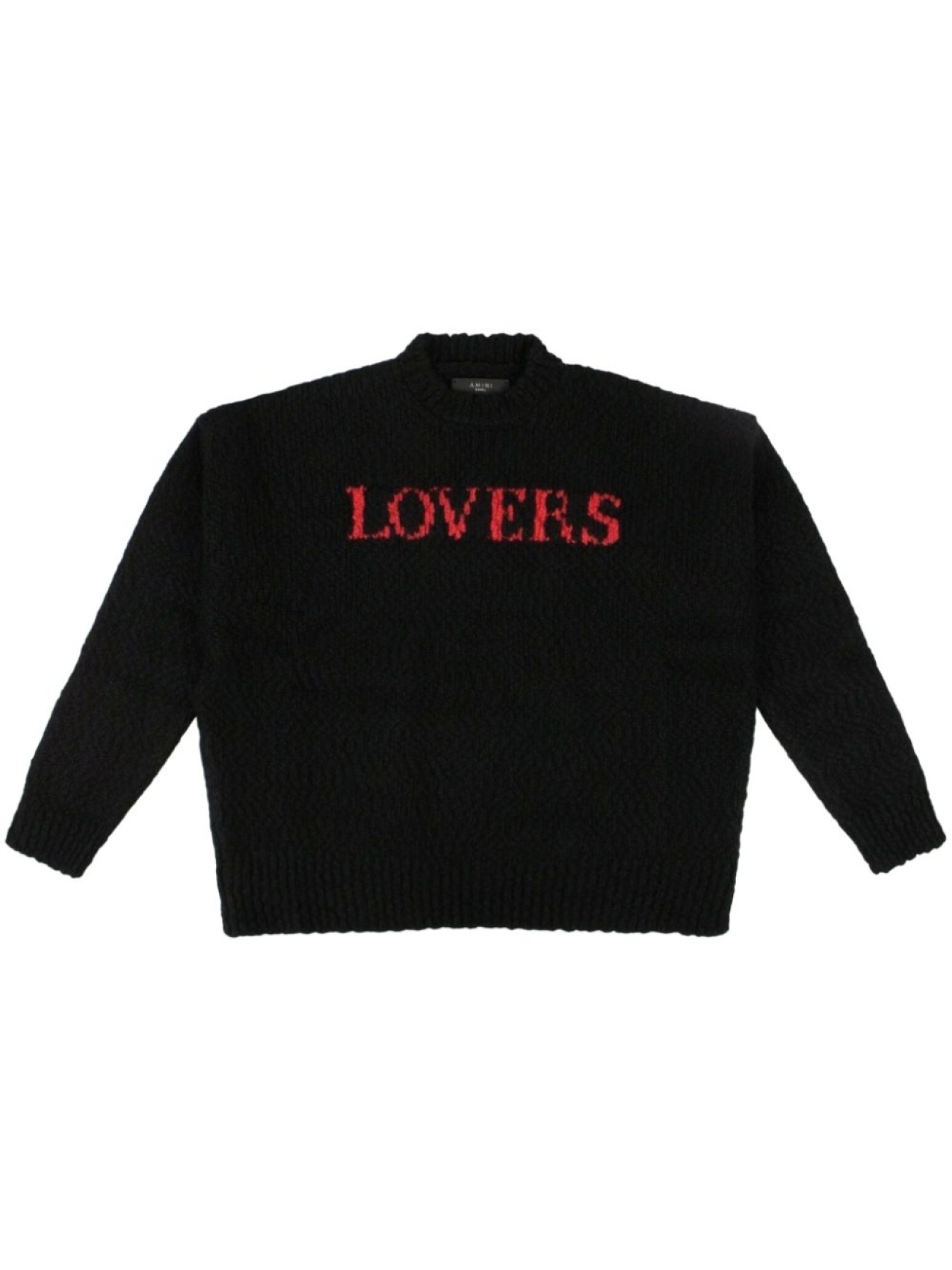 

AMIRI шерстяной джемпер Lovers, черный