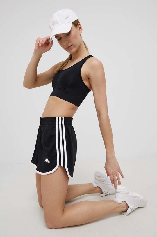 Спортивный бюстгальтер H64683 adidas, черный — фото 2