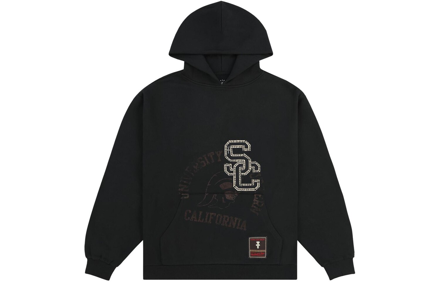 

Толстовка Mitchell & Ness X унисекс черная Travis Scott, черный