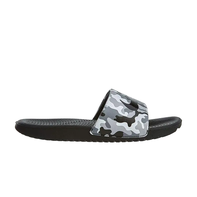 

Кроссовки Nike Kawa Slide Print GS 'Wolf Grey', серый