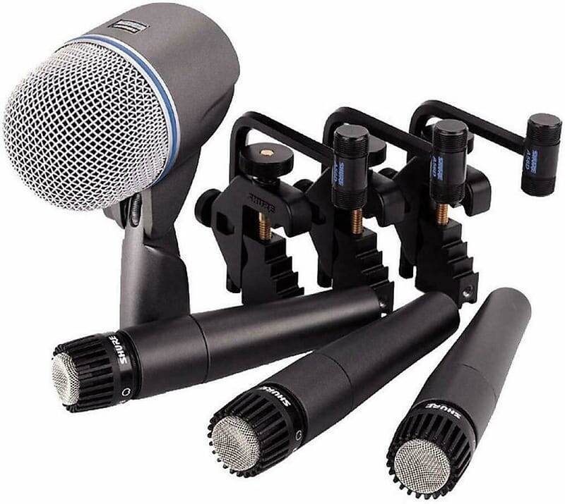 

Комплект барабанных микрофонов Shure DMK57-52 Drum Microphone Kit