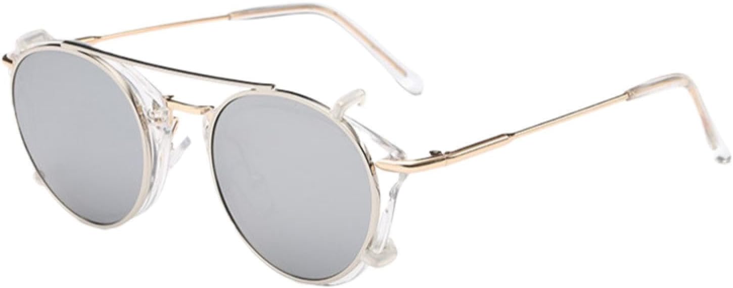 

Солнцезащитные очки с защитой от УФ-излучения UV400 для женщин и мужчин | Стиль стимпанк, откидные, со съемными линзами, круглые | для занятий спортом на открытом воздухе DSVIGF, 01