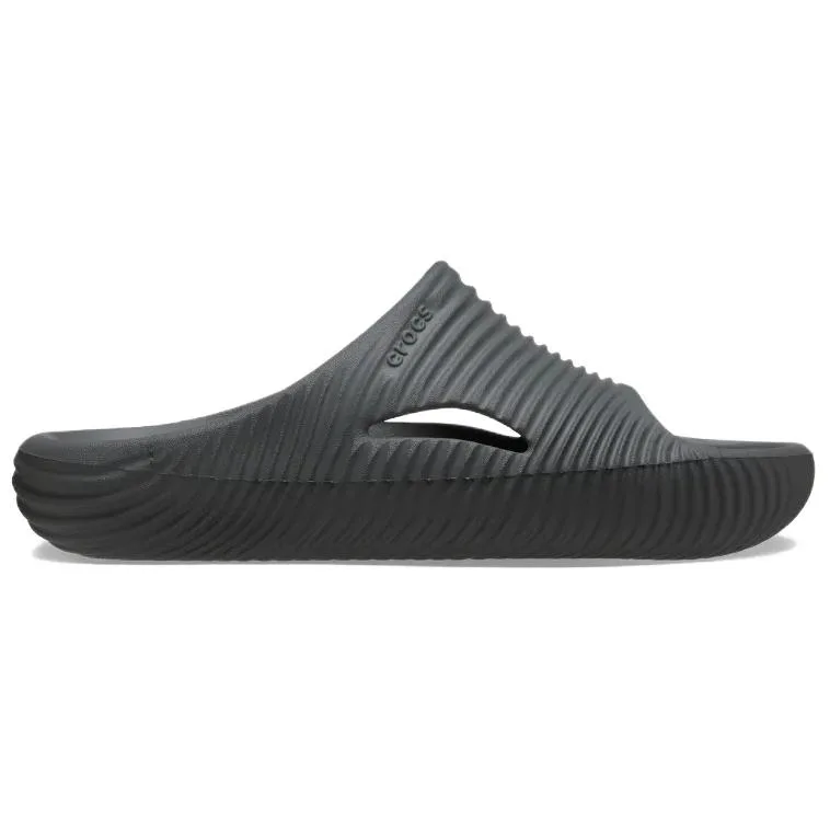 Crocs Mellow Slide Slippers Unisex Dark Gray — фото 3