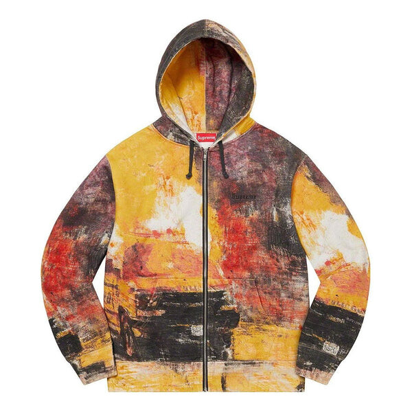 

Толстовка fire zip up hooded sweatshirt 'multi-color' Supreme, мультиколор