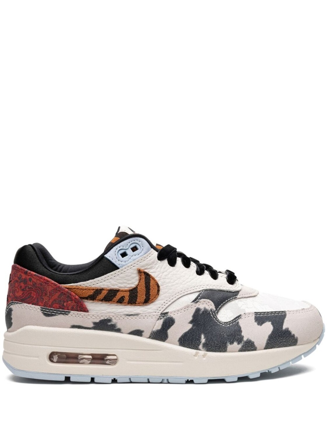 

Nike кроссовки Air Maz 1 '87 'Tiger Swoosh Cow Print', нейтральный цвет