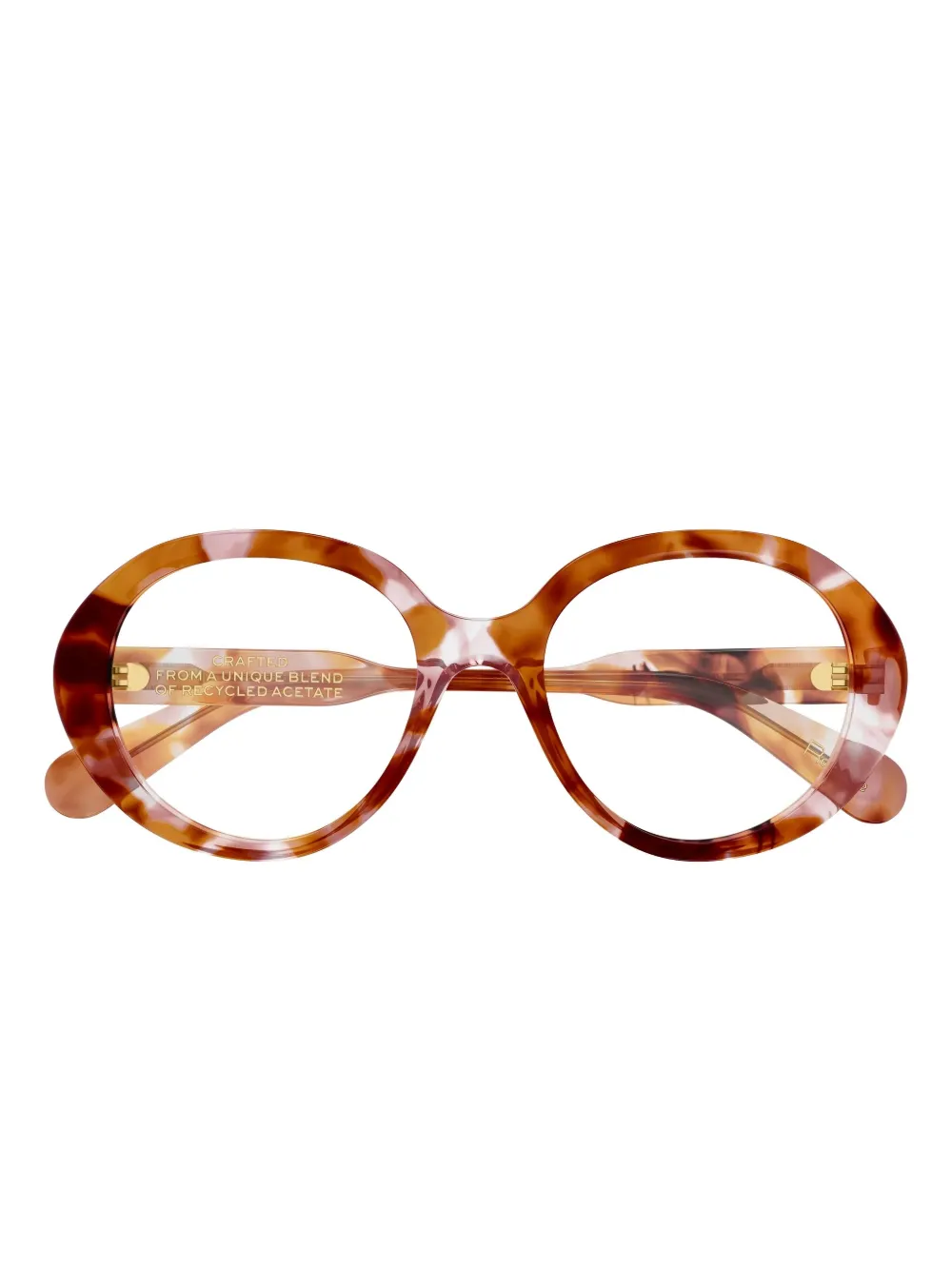 

Очки в круглой оправе Chloé, коричневый