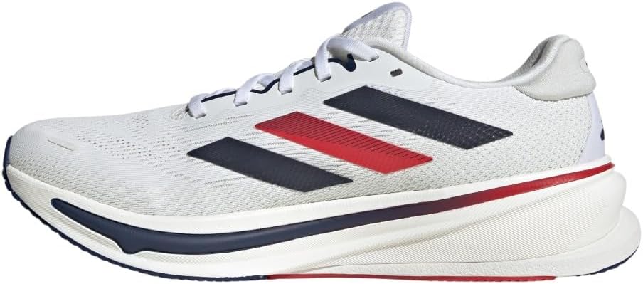 Мужские беговые кроссовки Adidas Supernova Rise 2, белый/синий — фото 3