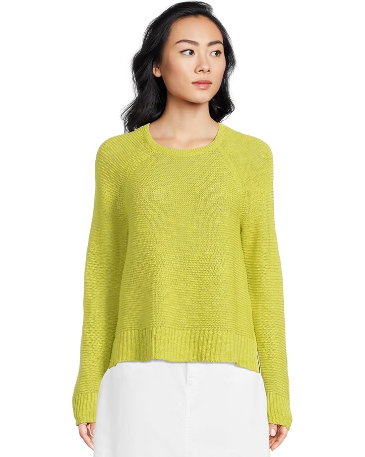 

Свитер Eileen Fisher Crew Neck Raglan, цвет Chartreuse