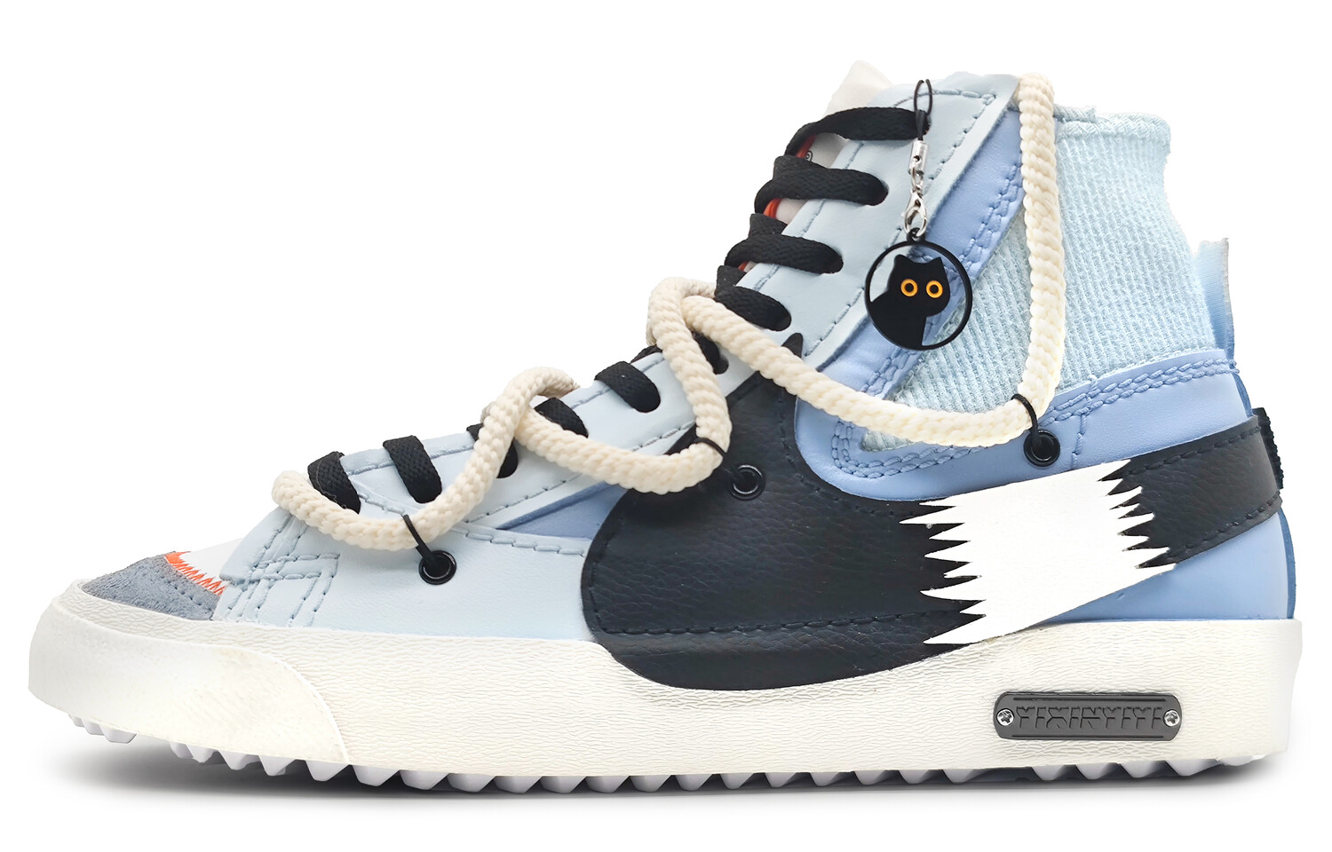 

Кроссовки Nike Blazer Skateboard Shoes Unisex Mid-Top White Black
