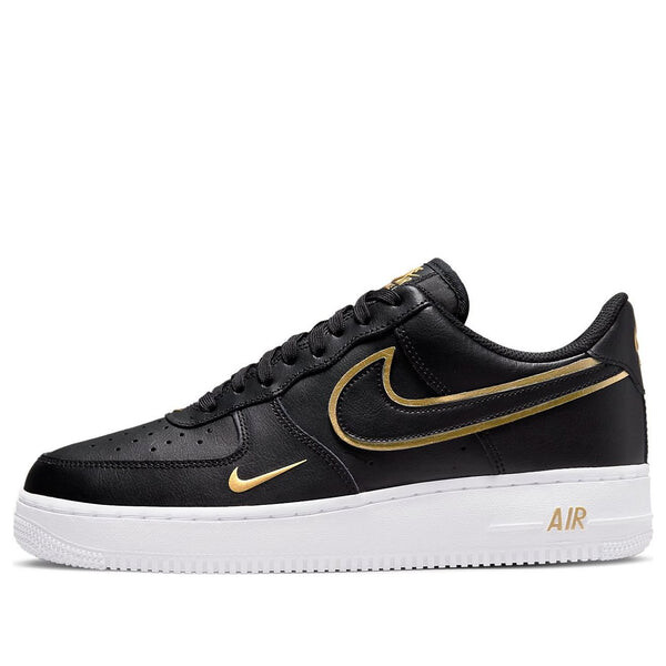 

Кроссовки air force 1 '07 lv8 'metallic swoosh pack - black' Nike, черный