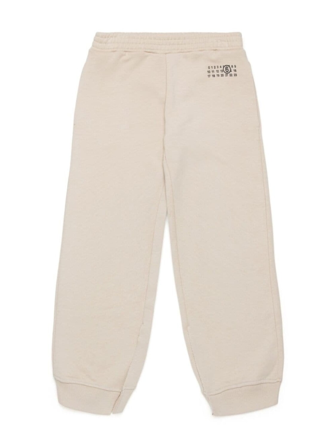 

MM6 Maison Margiela Kids спортивные брюки с логотипом, нейтральный цвет