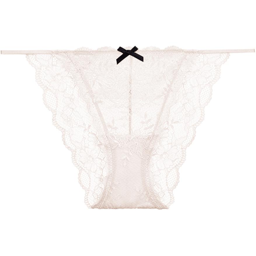 

Victoria's Secret Розовый цветочный кружевной накладной топ с тонкой лентой, женские трусы-бикини/трусики CW, 1 упаковка, цвет: кокосовый белый