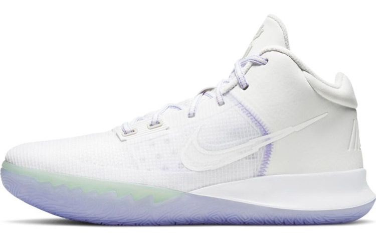 

Nike Кроссовки Kyrie Flytrap 4 EP белые с фиолетовым импульсом