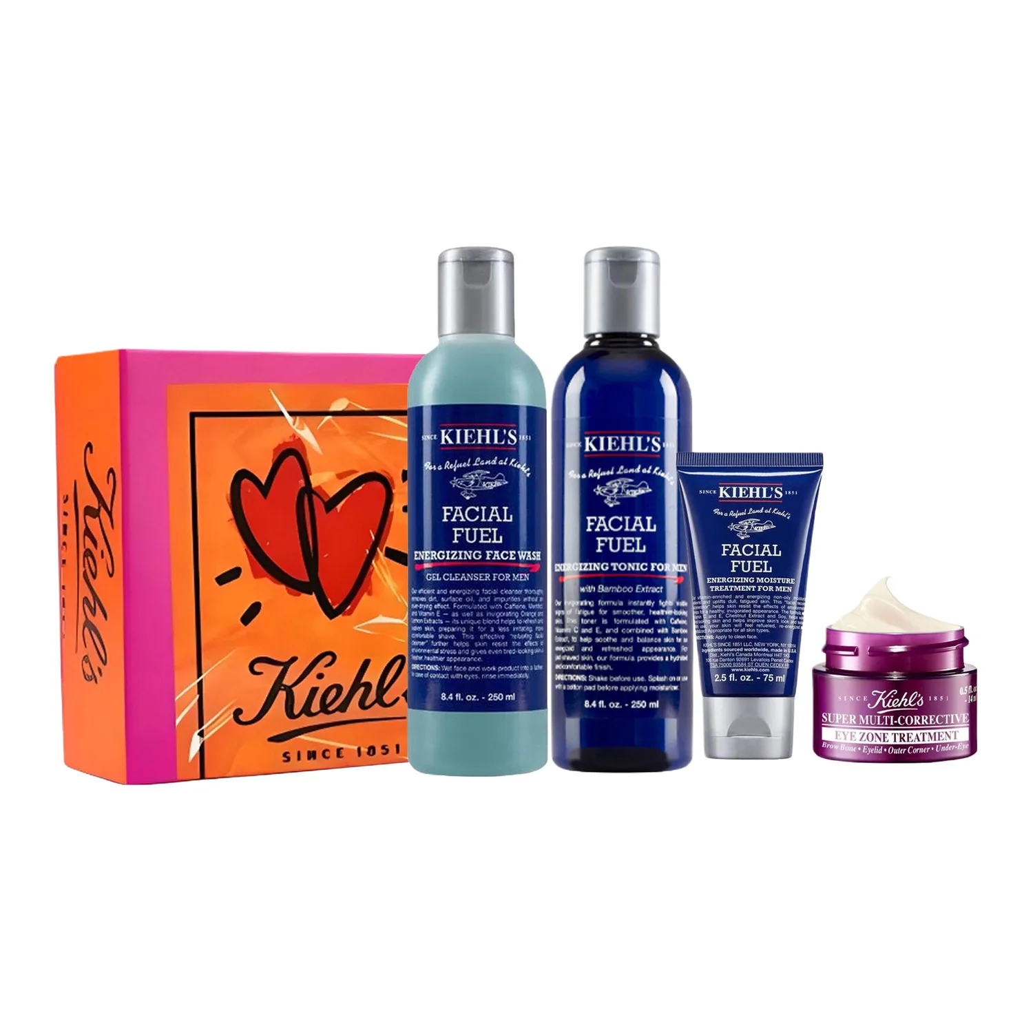 Kiehl's Набор для ухода за кожей Hydrating Box Limited Edition с восстанавливающим эффектом, Four-Piece Set B