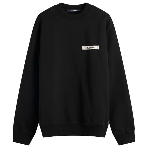 

Толстовка с нашивкой-логотипом Grosgrain Jacquemus, черный