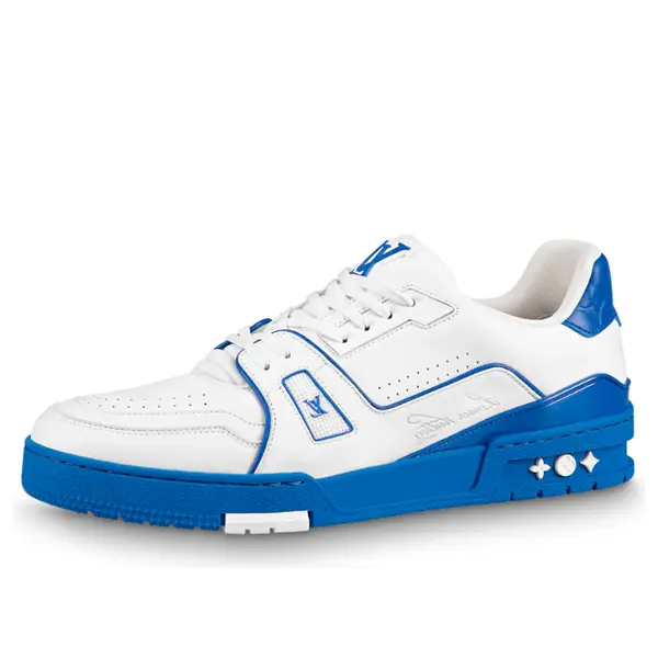 

Кроссовки lv trainers 'white with blue' Louis Vuitton, белый