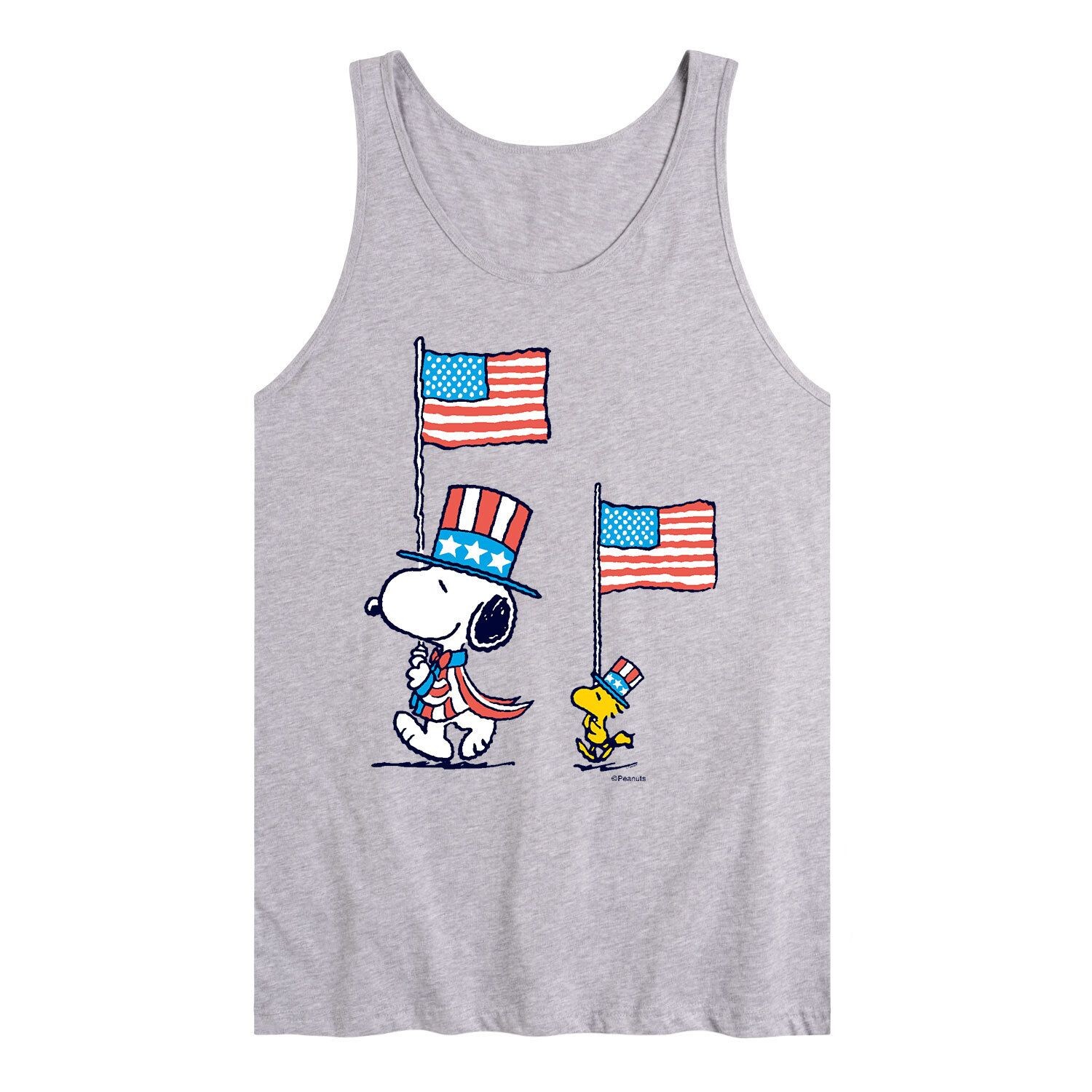 

Мужская майка Peanuts Snoopy Woodstock March Licensed Character