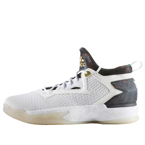 

Кроссовки d lillard 2.0 primeknit Adidas, белый