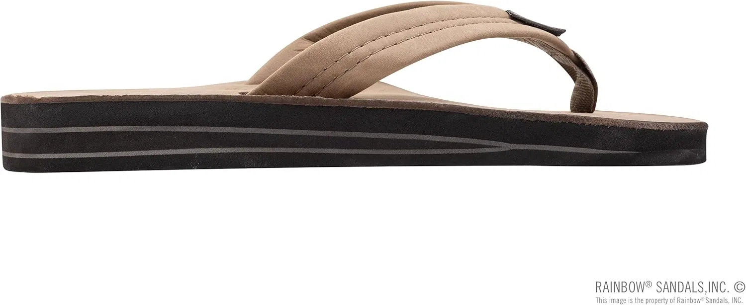 Мужские сандалии Rainbow из двухслойной кожи с поддержкой свода стопы Rainbow Sandals, Steingrau — фото 4